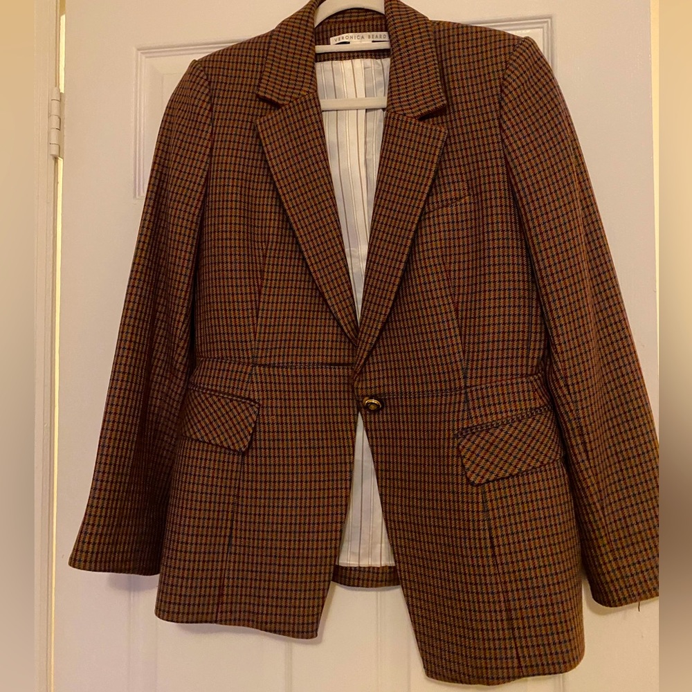 Veronica Beard Blazer Plaid